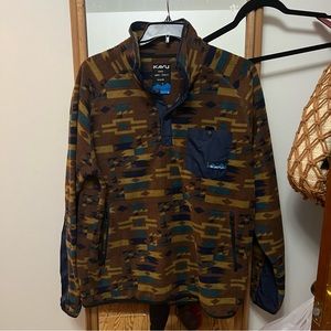 Kavu men’s fleece pullover jacket sweater